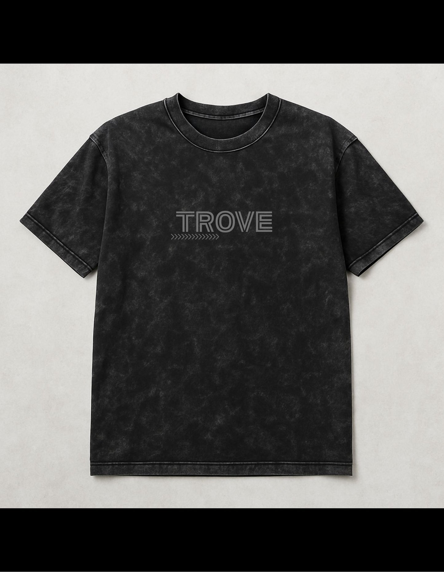 Mercedes Acid-Wash Oversized T-Shirt Black(240 gsm)