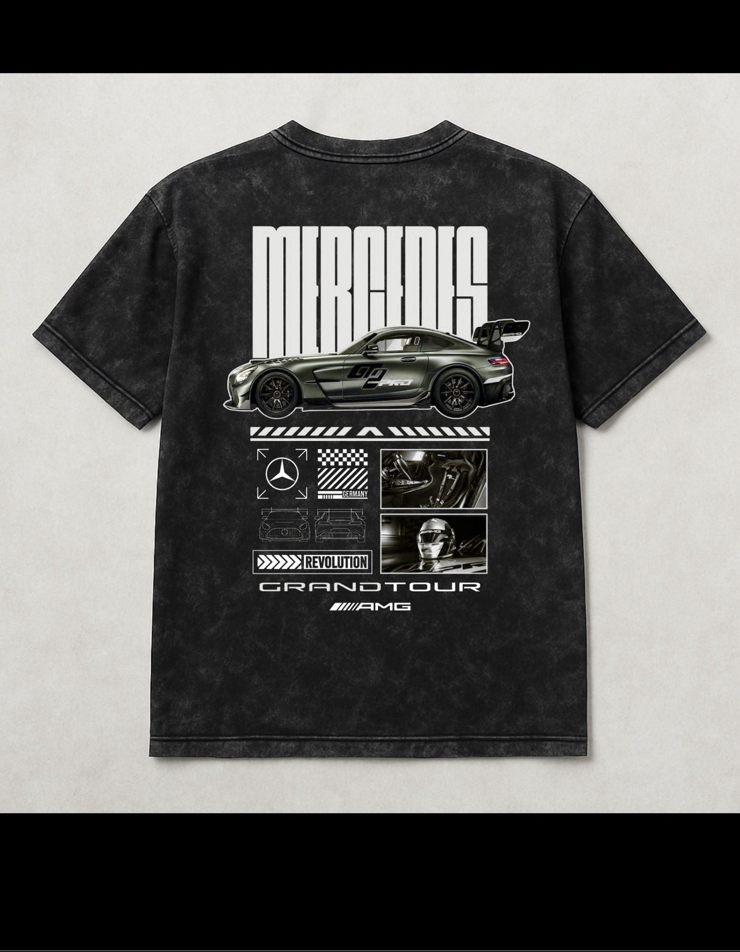 Acid wash T-shirts
